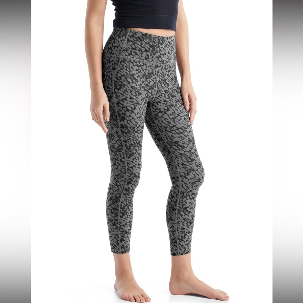 ICEBREAKER Women’s Fastray Forest Shadows High Rise Tights - Size Small